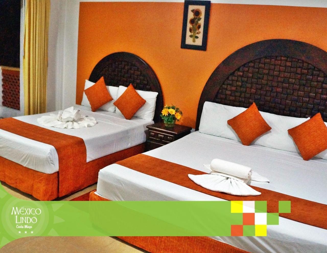 Hotel Mexico Lindo Mahahual Esterno foto